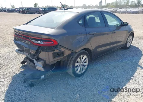 2014 Dodge Dart Sxt из США, поврежденный, VIN 1C3CDFBB7ED903205